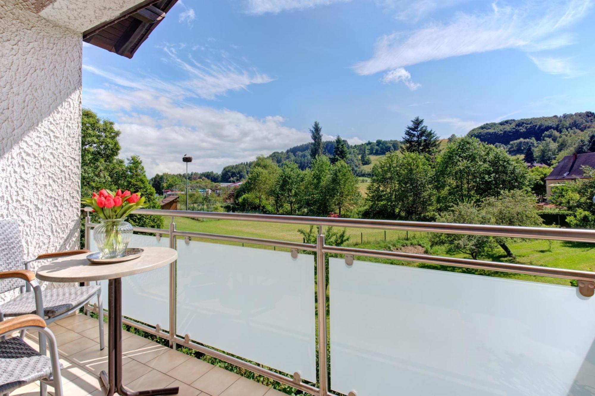 Apartment Landhotel Zum Storchennest Bann Exteriör bild